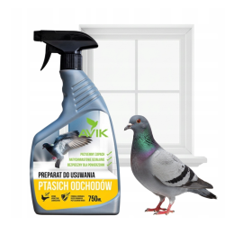 AVIK Nettoyant fientes d'oiseaux et pigeons 750 ml