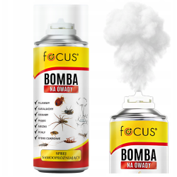 FOCUS Fumigène insecticide 400 ml contre punaises de lit et cafards