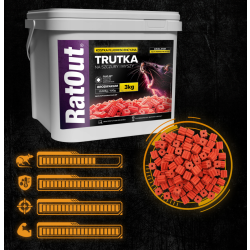 RatOut Blocs rodenticides fluorescents pour rats et souris