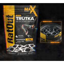 RatOut MaX Power Appât rodenticide au brodifacoum