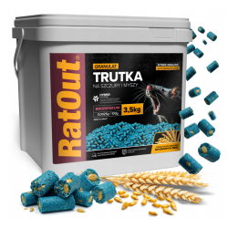 RatOut Hybrid Granulés rodenticides au brodifacoum 3,5 kg