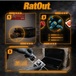 RatOut Fluo Gel pour pièges et cages de capture des rongeurs