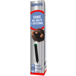 BROS Sonic répulsif ultrasonique contre taupes et campagnols