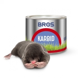 BROS Carbure 500 g pour éloigner les taupes et campagnols