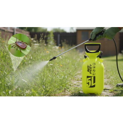 Pulvérisation contre les tiques et moustiques dans les espaces extérieurs