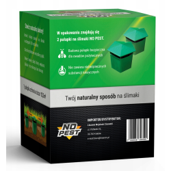 NO PEST Piège à limaces Lot de 2 informations produit