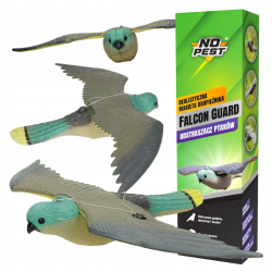 NO PEST Faucon factice répulsif contre pigeons et oiseaux