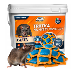 NO PEST raticide Brodifacoum en pâte 2 kg contre rats et souris