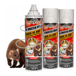 NO PEST No Marten Bomb répulsif anti martres 3 x 250 ml