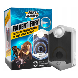 NO PEST Rodent Fury Répulsif ultrasonique contre martres et rongeurs