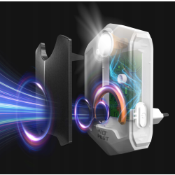 NO PEST Rodent Fury Ultrasons et lumière LED contre les rongeurs