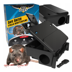 NO PEST Poste d'appâtage sécurisé pour rats et souris