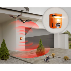 Répulsif NO PEST à ultrasons installé près de la maison