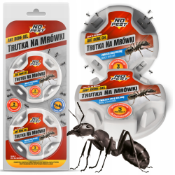 NO PEST Appât gel anti fourmis 2 pièces contre fourmis et fourmilières