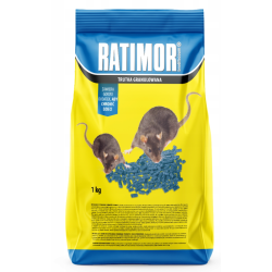 RATIMOR 1 kg granulés au Brodifacoum pour rats et souris