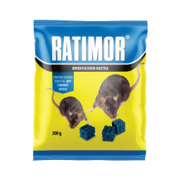 RATIMOR 300 g blocs au Brodifacoum contre rats et souris